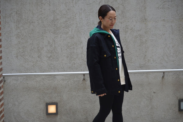 Black Denim Big Jacket